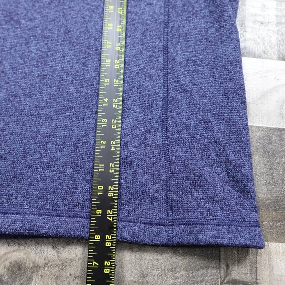 Woolrich quarter Zip Fleece Pullover men's XXL heather blue - Picture 8 of 12